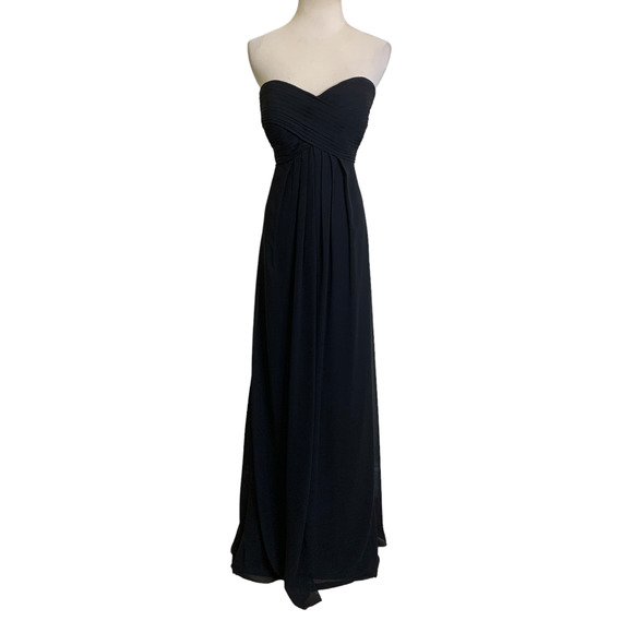 Bill Levkoff Dresses & Skirts - Bill Levkoff Bridesmaid Black Strapless Formal Dress size 8